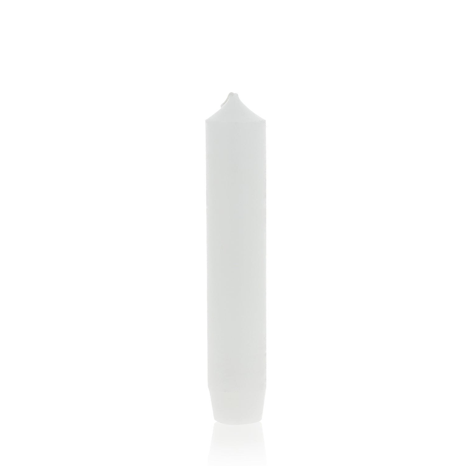 Bougies cylindriques 3 mèches blanc cassé - 60h Ø150/100 mm (x6
